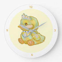 Horloge Canard en Peluche Déguisé Mignon