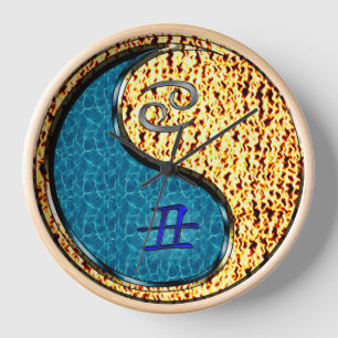 Horloge Cancer & Bœuf de Feu