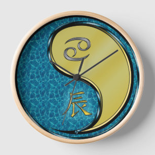Horloge Cancer & Dragon Métal