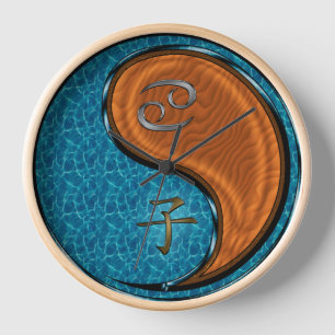 Horloge Cancer & Rat de Bois