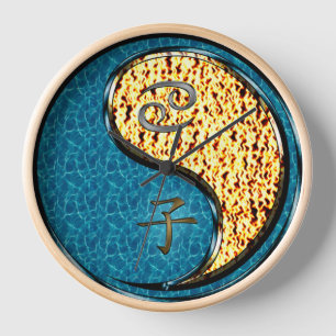 Horloge Cancer & Rat de Feu