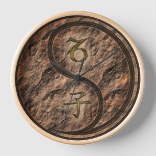 Horloge Capricorne & Rat de Terre