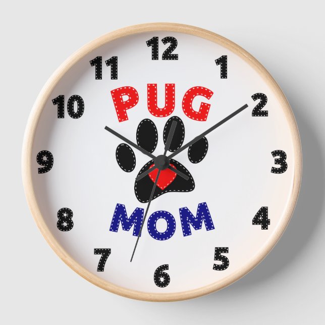 Horloge Carlin Maman Chien Maman Dessin (Recto)