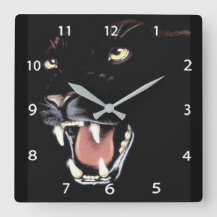 Horloge Carré de la Panthère noire