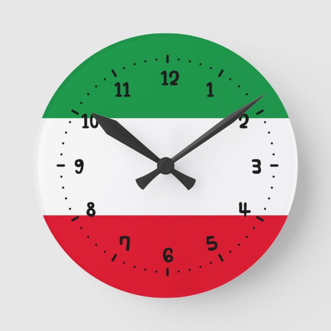 Horloge Carré du drapeau de Rhénanie-du-Nord Westp (Recto)