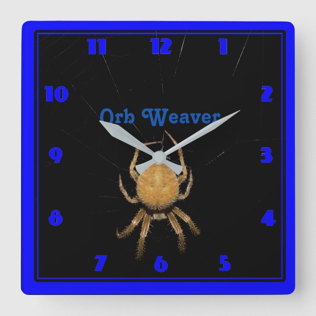 Horloge Carré du Kansas Orb Weaver (Recto)