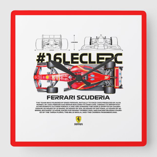 Horloge Carrée 16 leclerc (Recto)