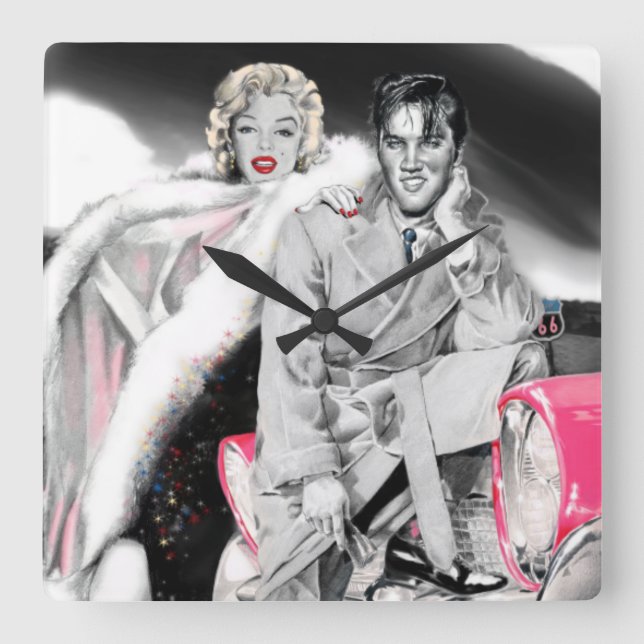 Horloge Carrée 2 Pour la route (Recto)