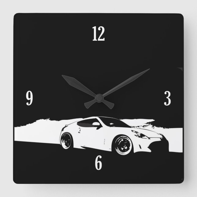 Horloge Carrée 370Z Rolling Shot (Recto)