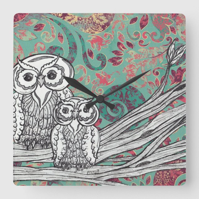 Horloge Carrée 48 Clock (Recto)