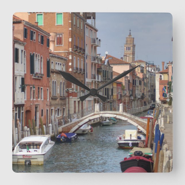 Horloge Carrée A Dorsoduro, Venise Italie (Recto)