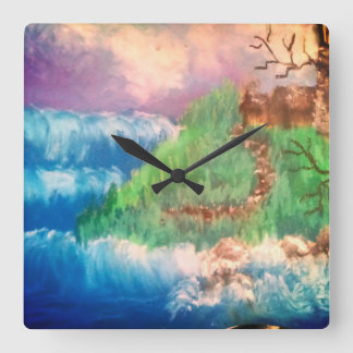 Horloge Carrée About to get washed away