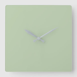 Horloge Carrée Acrylic Wall Clock, Tea Green