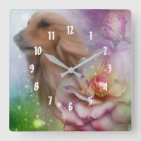 Afghanistan Hound Imaginaire Flowers Chien Art
