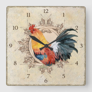 Horloge Carrée AJR-PAPER-Black-Vintage-Rooster-1b.jpg