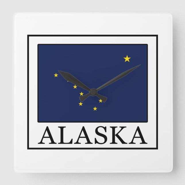 Horloge Carrée Alaska (Recto)