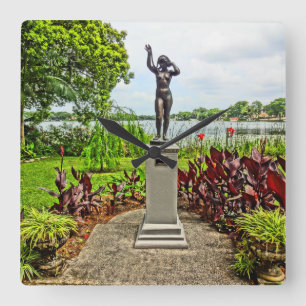 Horloge Carrée Albin Polasek Sculpture Gardens Winter Park FL