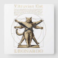Amusant Vitruvian Chat Animaux de compagnie