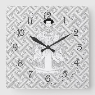 Horloge Carrée Ancêtre Honoré
