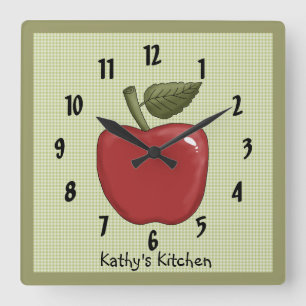 Horloge Carrée Apple