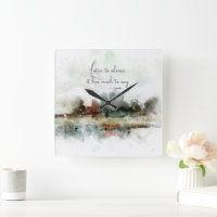 Aquarelle Abstraite Rumi Citation Cadeau