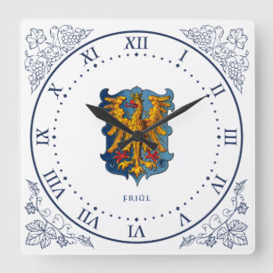 Horloge Carrée Armoiries du Frioul