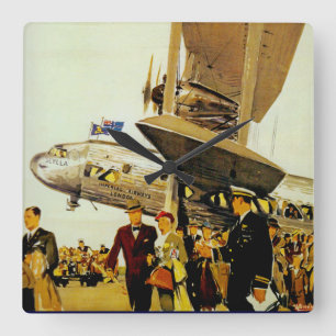 Horloge Carrée Arrivée d'Imperial Airways