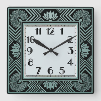 Horloge Carrée Art Déco
