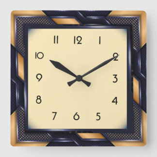 Horloge Carrée Art Déco