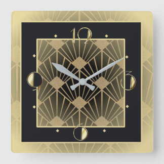 Horloge Carrée Art déco