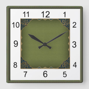 Horloge Carrée Art Déco