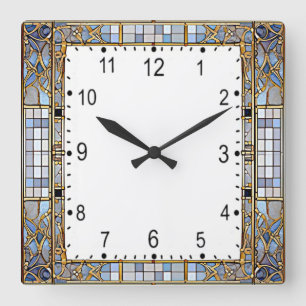 Horloge Carrée Art Déco