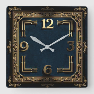 Horloge Carrée Art Déco
