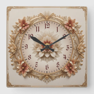 Horloge Carrée Art déco