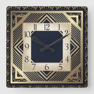 Horloge Carrée Art déco