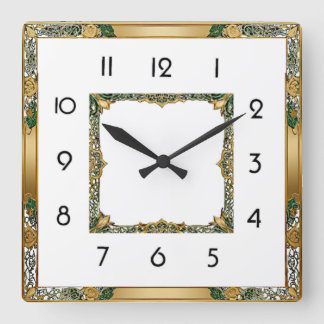 Horloge Carrée Art Déco