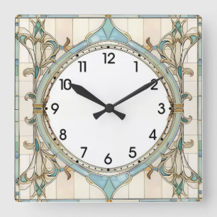 Horloge Carrée Art Déco