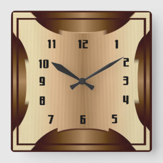 Horloge Carrée Art Déco