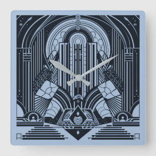 Horloge Carrée Art déco