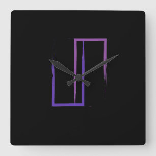 Horloge Carrée ART Wall Clock