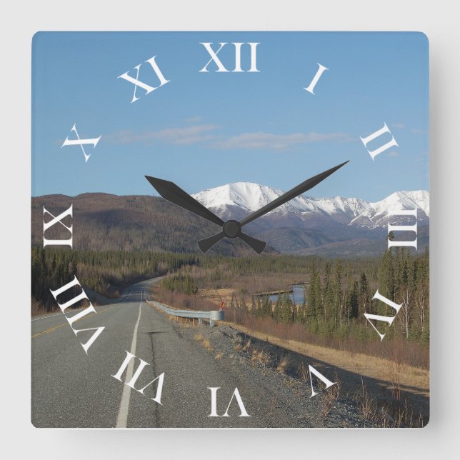 Horloge Carrée Autoroute de Wanduhr (Recto)