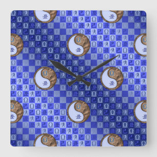 Horloge Carrée Balance & Boeuf de Terre