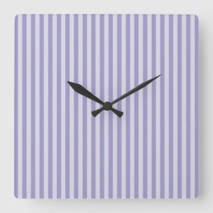 Horloge Carrée Bandes pourpres
