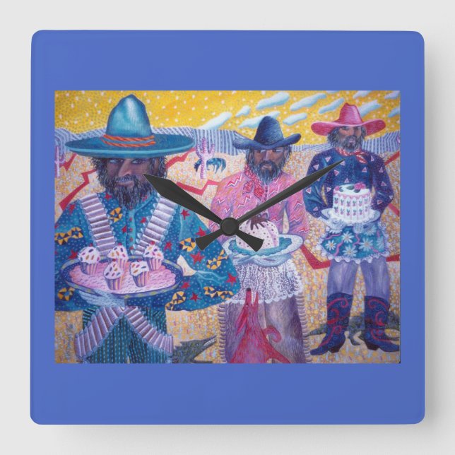 Horloge Carrée Bandido Bakeoff (Recto)
