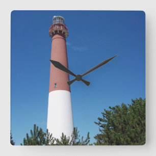 Horloge Carrée Barnegat Phare Vieux Barney