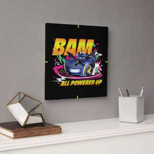 Horloge Carrée Batwheel™ Bam - Tous optimisés