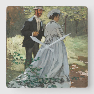 Horloge Carrée Bazille et Camille (1865) par Claude Monet