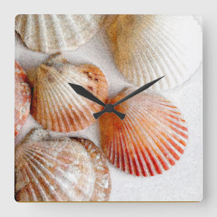 Horloge Carrée Beach Wall Clocks