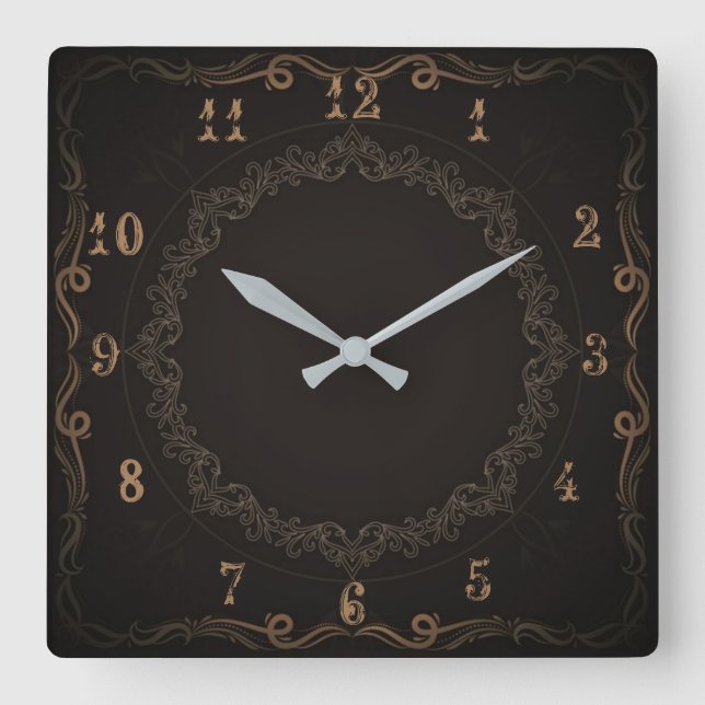 Horloge Carrée Beautiful vintage (Recto)