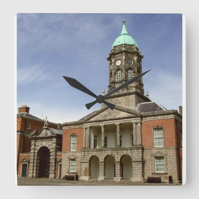 Horloge Carrée Bedford Clock Tower, Dublin Castle Irlande (Recto)